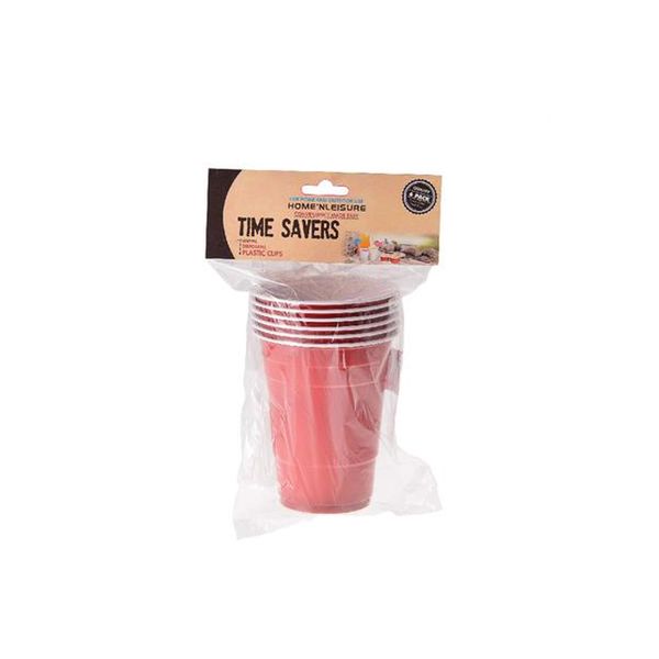 Time Savers - Picnic Cups Plastic - 6 Piece Disposable - 450ml