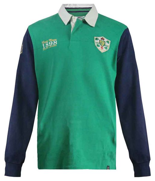Ellis Rugby - Men's London Irish Rugby Shirt 1898 Green - Navy