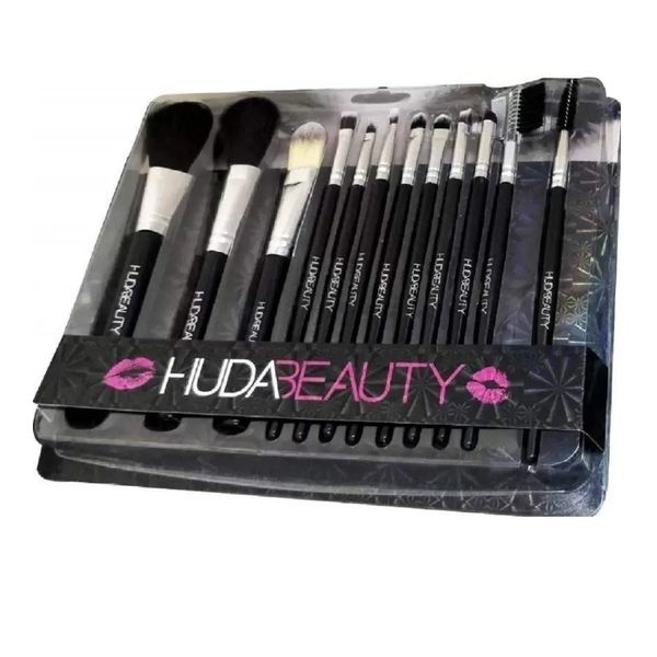 HUDABEAUTY Professional Makeup Brush Cosmetic Set - 12 Piece