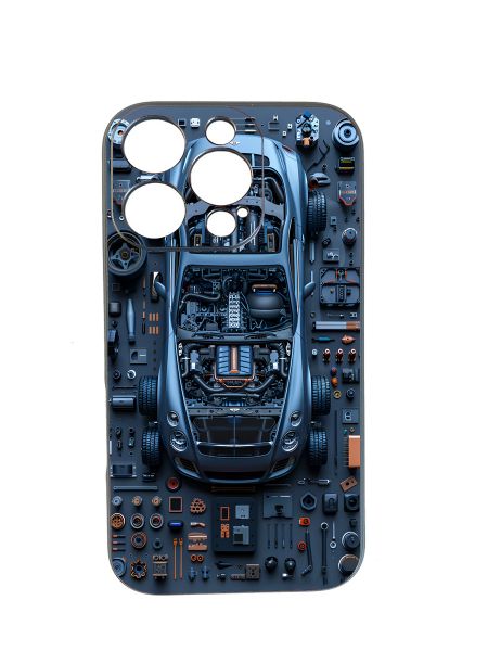 Sports car disassembly parts Phone Case Comaptible With Samsung