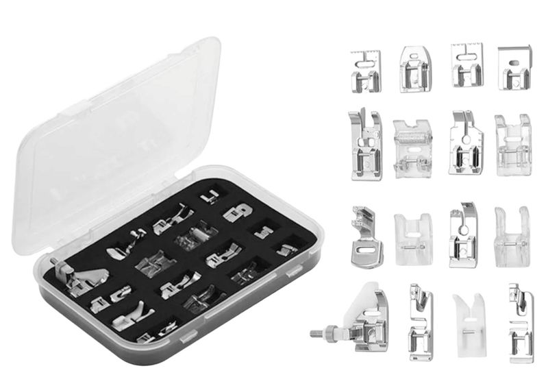 Professional Domestic Sewing Machine Set - 16 Piece