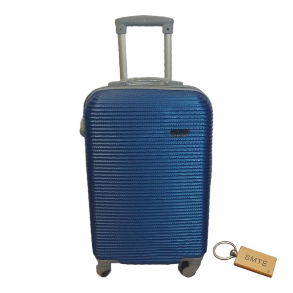 DurableElegance: Smart and Stylish Travel ABS Suitcase Medium 65cm with Smte Keyring