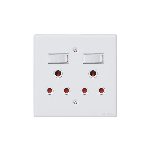 Double Wall Switched Socket