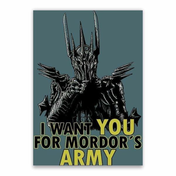 I Want You Sauron Poster - A1