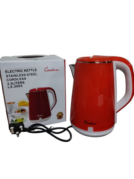 Orange Stainless Steel 2.3 L Kettle Compatible with Condere