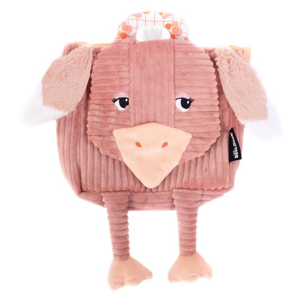 Les Deglingos Toddler Backpack Ostrich - 25cm