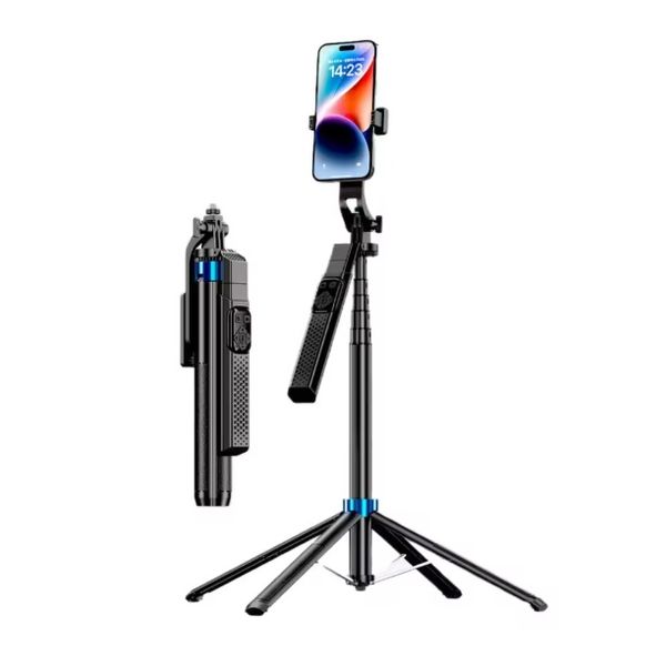 P525TK Selfie Stick 1.8M For Phone Camera stand holder - Black