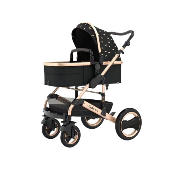 Q3 Gold Premium Addition Belecoo Baby Stroller Pram Single