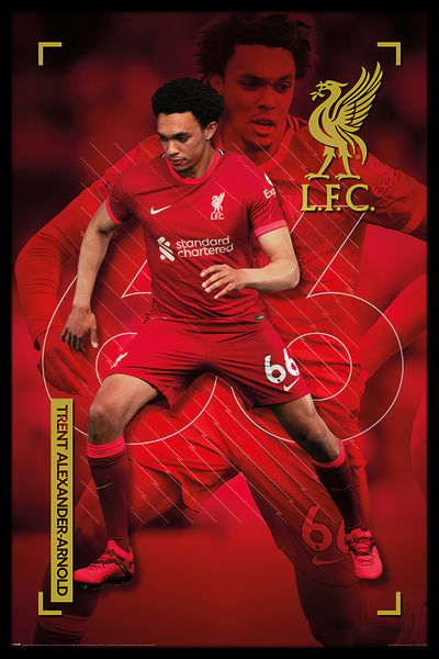 Liverpool (Trent Alexander-Arnold) Poster with Black Frame