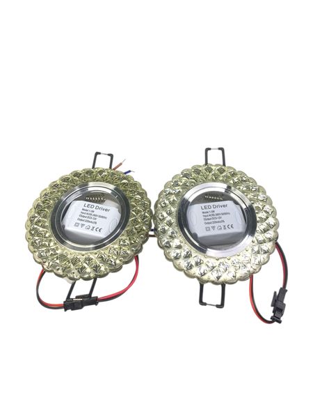 2-Pack 3W LED Downlights - Energy-Saving Recessed Ceiling Lights