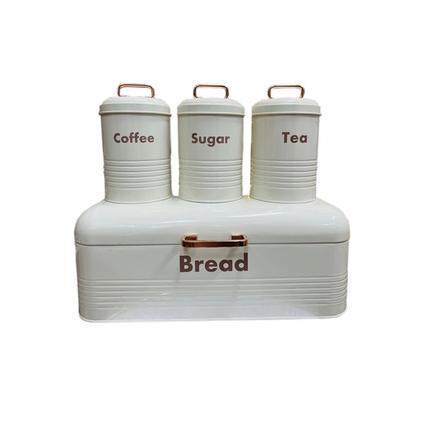 4 piece (Breadbin And Canister Set)