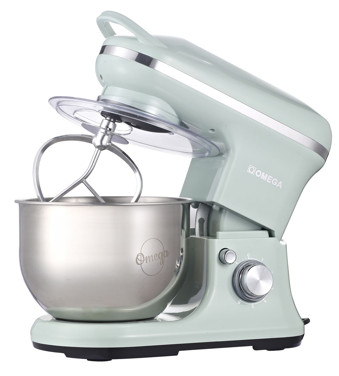 Omega Vintage 5L 1200w Kitchen Machine Stand Mixer Stand Bowl Mixer