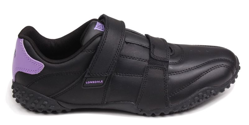 Lonsdale Women - Fulham Trainers - Black/Lavender [Parallel Import]