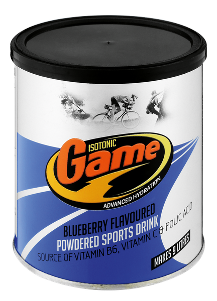 Game Isotonic Sports Drink Powder Blueberry 720g