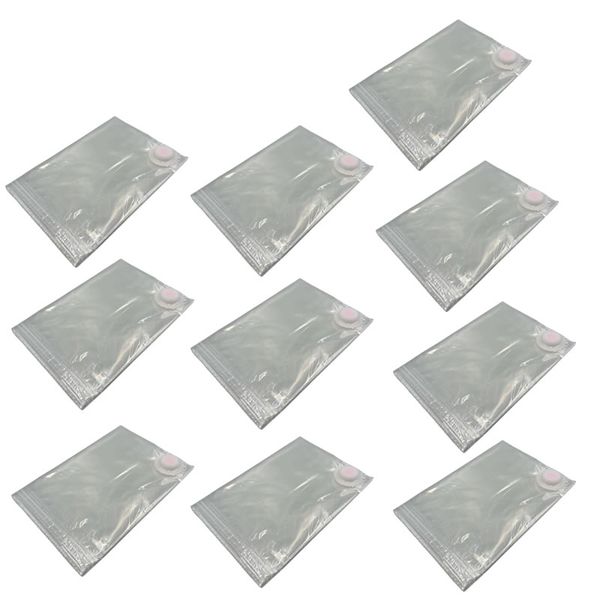 Super Space Saving Vacuum Storage Bag - 1230771-10 - Set of 10 - 80 x 130cm