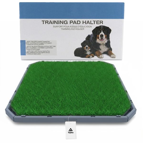 Topika Dog Grass Pad with Tray, Indoor Dog Toilet for Potty Training