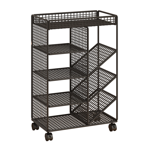 Roiling Bookshelf Cart,Desk Storage Organizer,Under Desk Storage Rack
