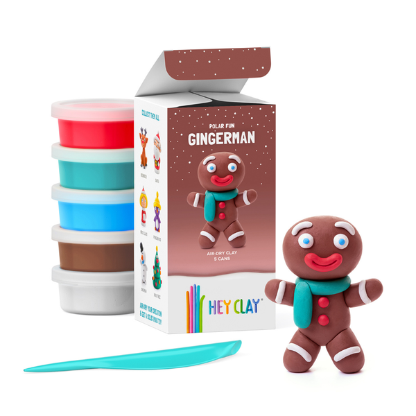 Hey Clay - Modelling Air-Dry Clay w Interactive App - Ginger Man, Christmas