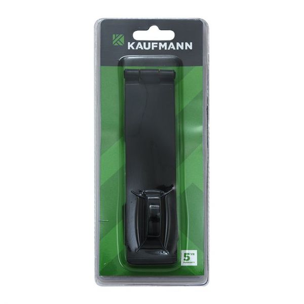 Kaufmann - Hasp &amp; Staple Japan 152mm Black - 5 Pack