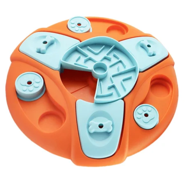 Pet Training Puzzle Game Dog Treat Dispenser Toy And Slow Feeder