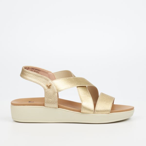 Butterfly Feet Women Gold Plain