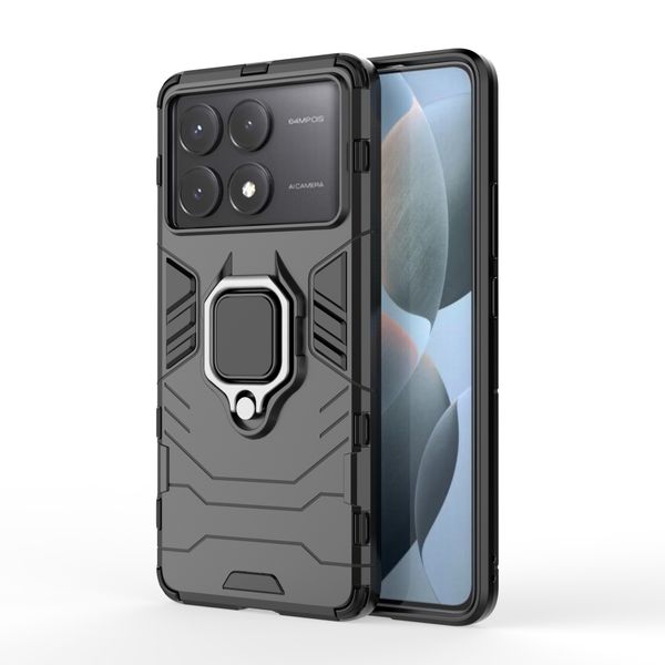 Phone Case compatible with Xiaomi Poco X6 Pro Shockproof Bumper with Holder