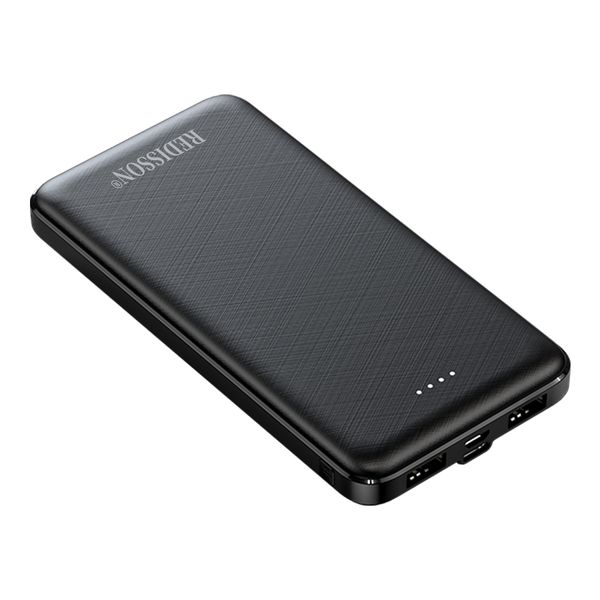 Redisson 10000mAh Power Bank Lightweight 2 Inputs &amp; 2 Outputs