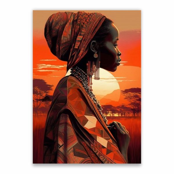 Masai Woman Poster - A1
