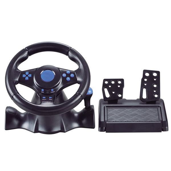 Gaming Steering Wheel With Pedals And Shifter Set 7 In 1 Racing Game Wheel