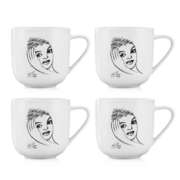 Carrol Boyes Mug Set of 4 - Pillow Talk