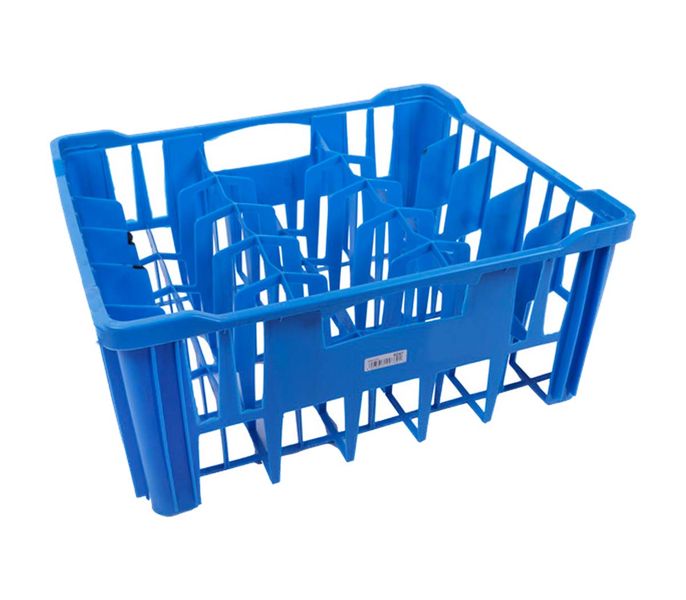 Wine Glass crate - Blue