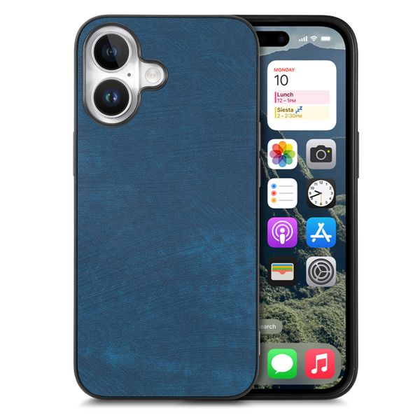 Leather Solid Color Phone Case Compatible with iPhone 17 Air