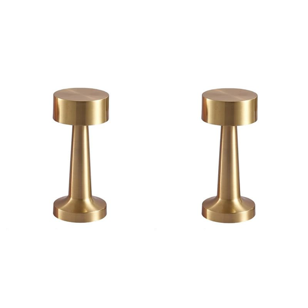 Touch Switch LED USB Rechargeable Table Lamp - Set Of 2