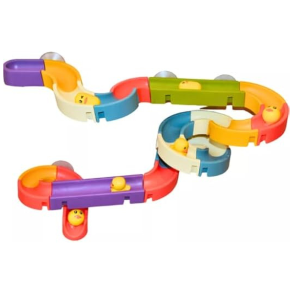 Mu Bear &amp; Co- Baby Slideway Bath Toy- 33 Pieces