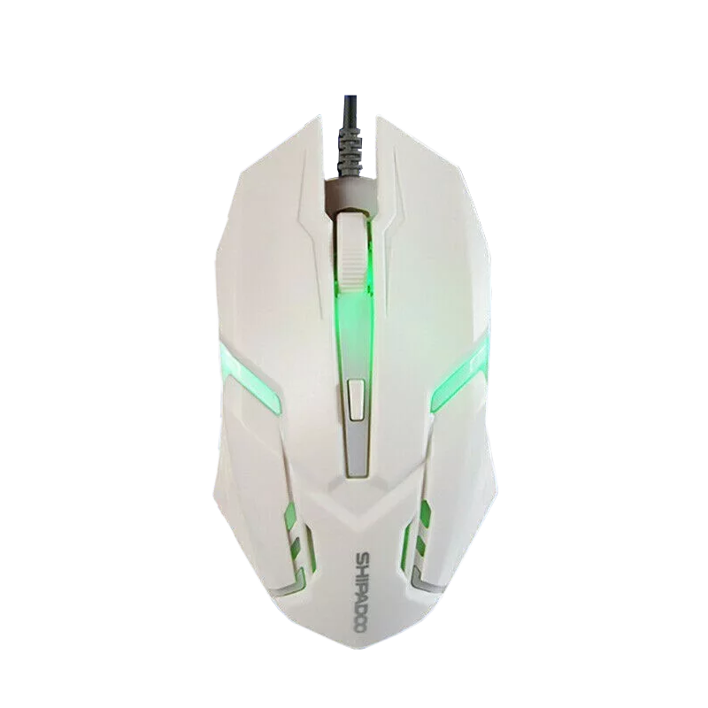 Shipadoo S500 High Performance 1600dpi LED Gaming Mouse White Shop