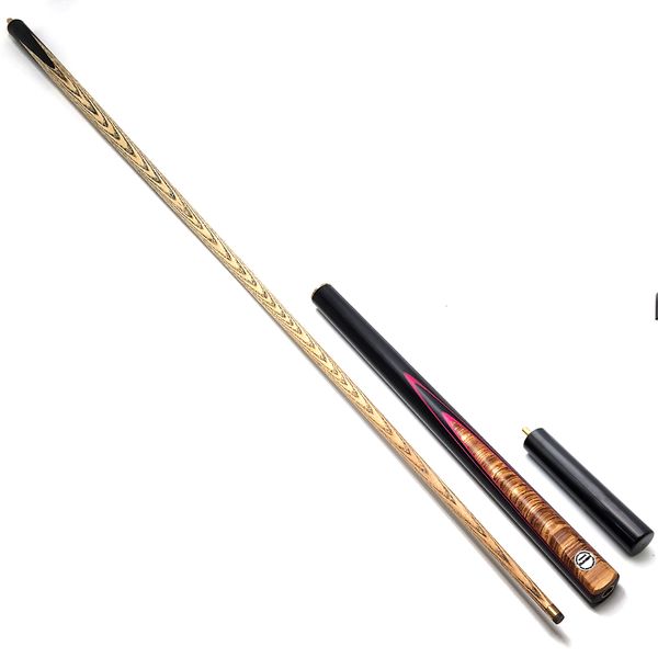 Dominator 3/4 Jointed Ash Pool Cue Blush Pink Wave Ashwood Snooker Stick
