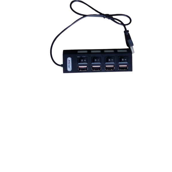 4 Port 2.0 HUB with individual switches