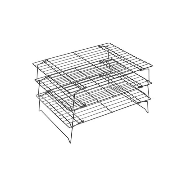 Three-Layer Folding Baking Cooling Rack - 34 x 24 x 19.5cm