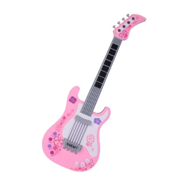 Olive Tree-Electric Toy Guitar Musical Instrument 4 Mode (Chinese Language)
