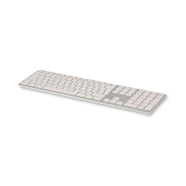 LMP Bluetooth Wireless Keyboard With Numpad - White/Silver
