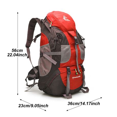 50L Large Capacity Water Resistant Outdoor Sport Daypack Hiking Backpack Shop Today. Get it Tomorrow takealot