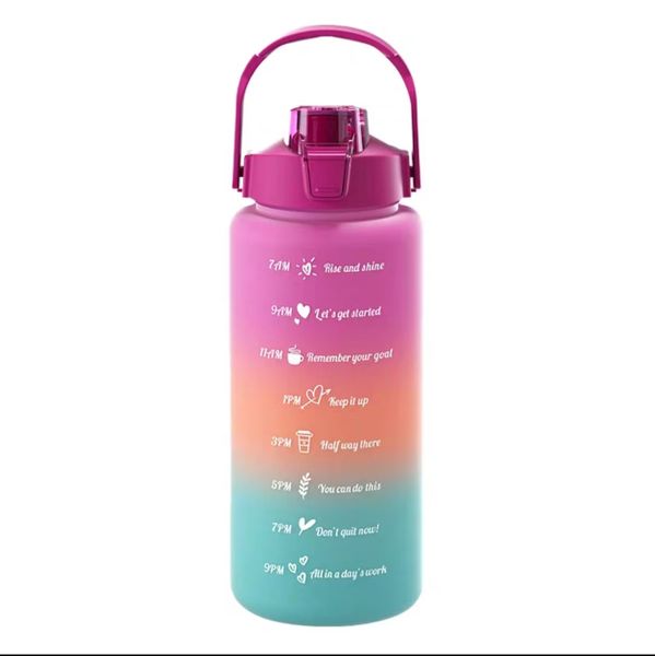 Motivational Time Marker Water Bottle