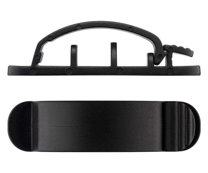 Goobay Cable Management Clip 3 Slots 3-Piece Set - Black