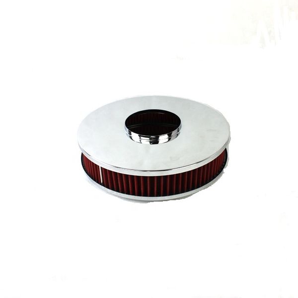 Pancake performance air filter for carburetor
