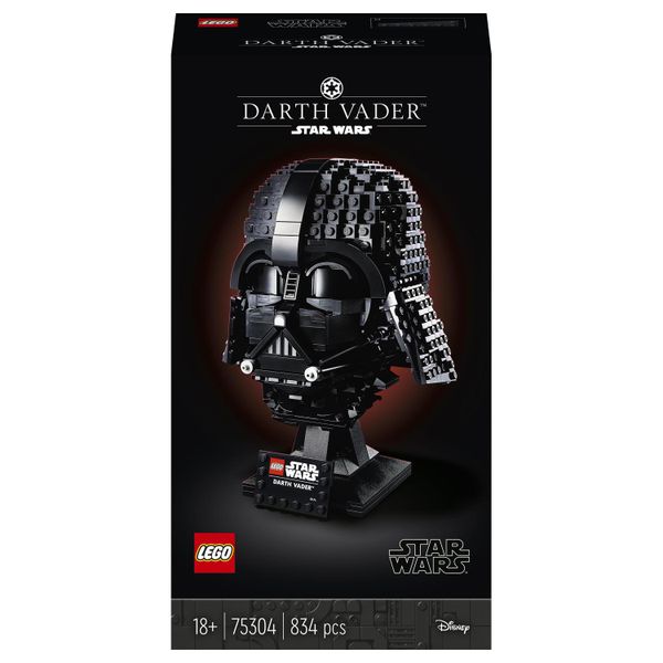 LEGO® Star Wars™ Darth Vader™ Helmet 75304 Collectible Building Toy Set (834 Pieces)