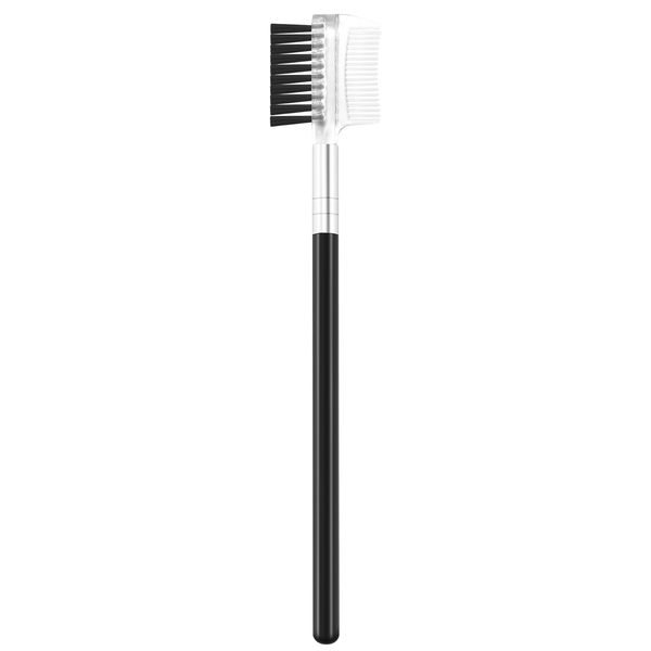 Women Double-sides Brow Comb Eyebrow Brush Makeup Tool 1 Piece Black