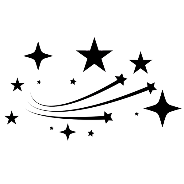 Shooting Stars Stickers