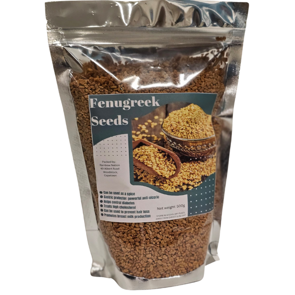 Organic Fenugreek Seeds for Improved Hair, Cholesterol and Libido - 500g