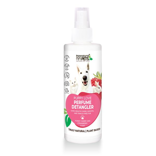 Natural Detangler Perfume Spray - Puppy Love Strawberry