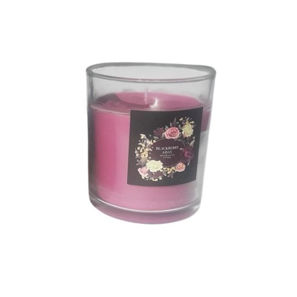 Fragranced Candle in Glass Jar - Blackberry and Bay by La Maison - Paris